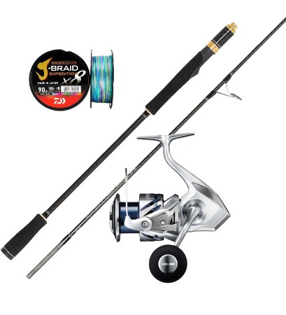 Prey Lightjigger 6,5'/Shimano Sedona 5000XG + Daiwa J-braid 