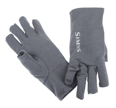 Simms Ultra-Wool Core 3-finger Liner Carbon