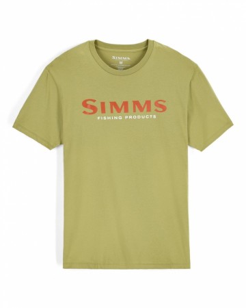 Simms Logo T-shirt Tent Green  
