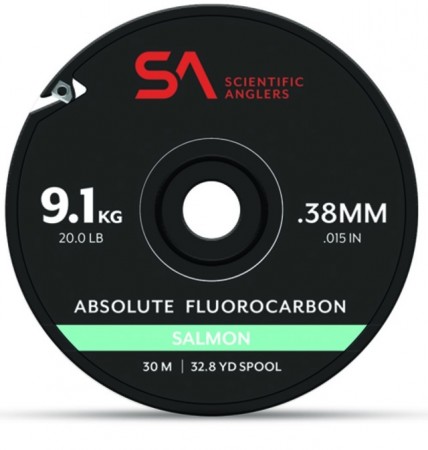 SA Absolute Salmon Fluorocarbon Tippet (30 m)