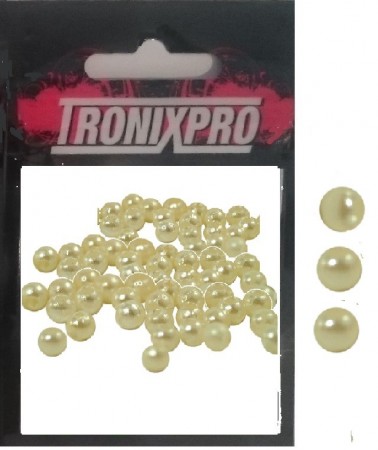 Round Beads Pearl 3mm (75 stk)