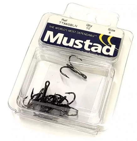 Mustad TT88S BLN Tubekrok (10-pk)