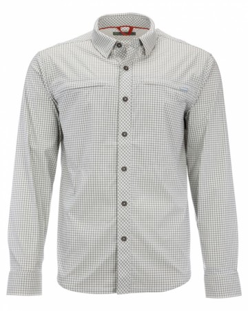 Simms Bugstopper Shirt Sterling Morada Plaid