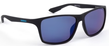 Shimano Eyewear Technium Matte Black & Blue Mirror