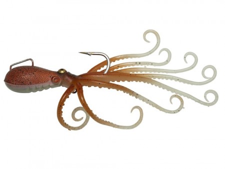 Savage Gear 3D Octopus 300g 22cm Brown Glow