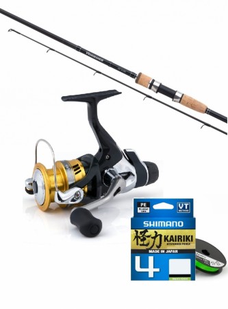 Shimano Sahara 2500 RD/ Vengeance CX270 ML (3-21 gr) m/braid