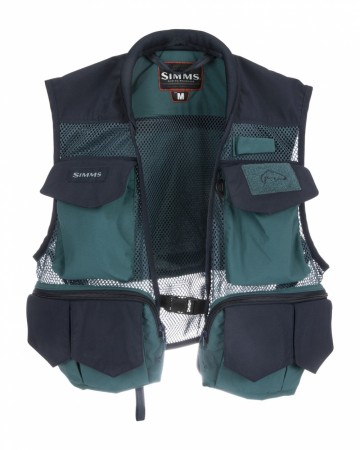 Simms Tributary Vest Deep Sea Green