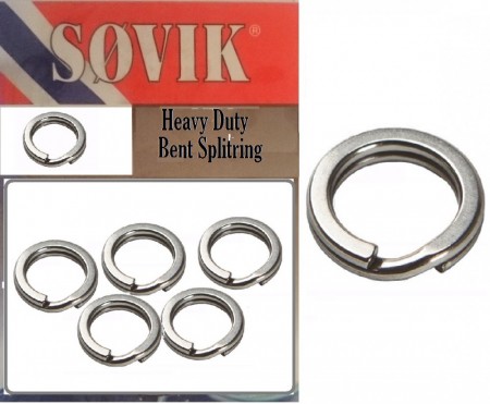 Søvik Heavy Duty Bent Split Rings
