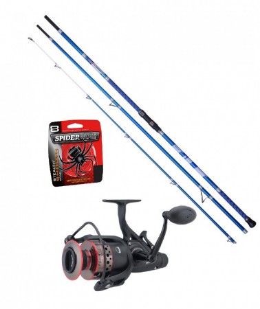 Penn Fierce II 6000 LL + Shakepseare Agility 11,6´ + Spiderwire