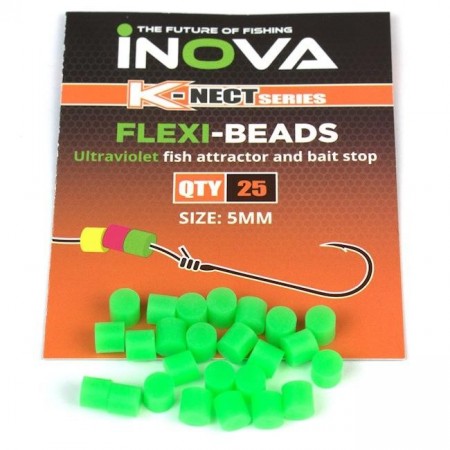  Inova Flexi-Beads UV Green 25 stk  5 mm
