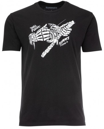 Simms Grim Reeler T-Shirt Black