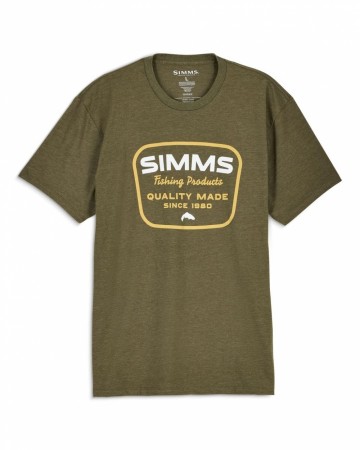 Simms Stamp Lock T-shirt Military Heather