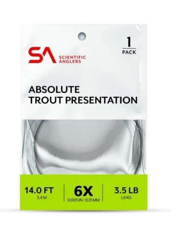 SA Absolute Trout Presentation Leader 14´