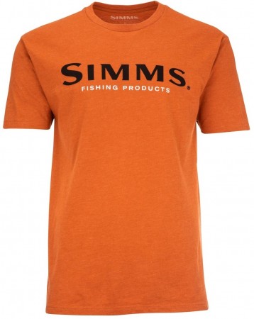 Simms Logo T-Shirt Adobe Heather