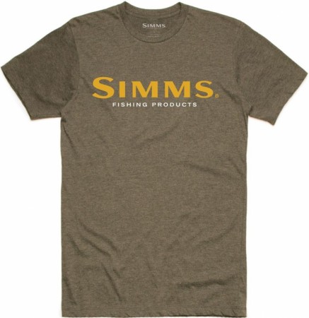Simms Logo T-shirt Olive Heather - XXL