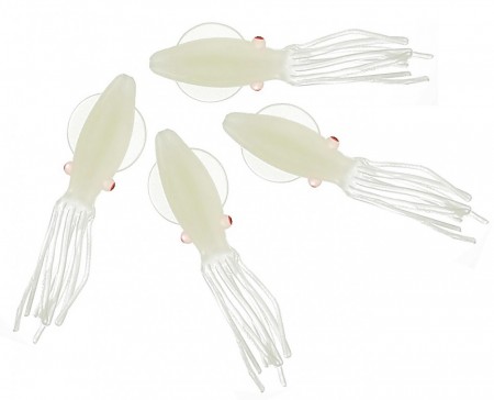 Squid Glow 7,5 cm (selvlysende)