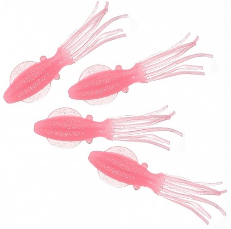 Squid Glow 7,5 cm PINK (selvlysende)