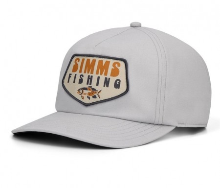 Simms Double Haul Cap Overcast Abstract Bass