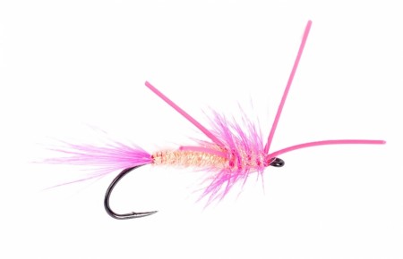 Rubber Leg Pink Streamer