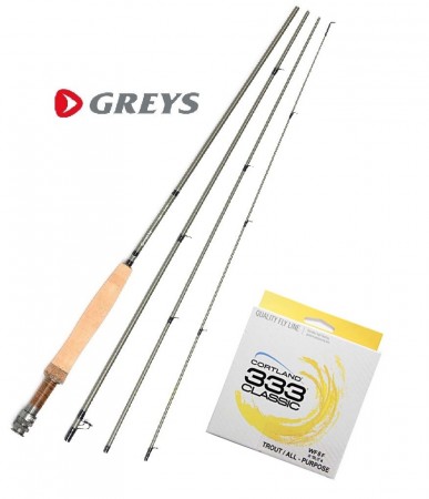 Greys GR50 8´ #4 (4-delt)