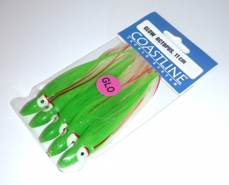 Army Glow Octopus 11,5 cm (5-pkn)