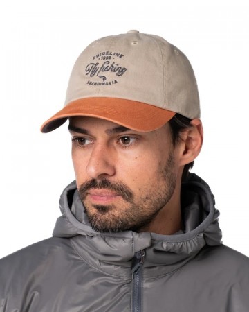Guideline Fly Fishing Cap - Khaki/Pumpkin