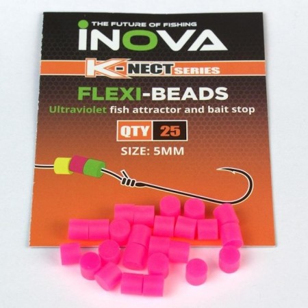  Inova Flexi-Beads UV Pink (25 stk)  5 mm