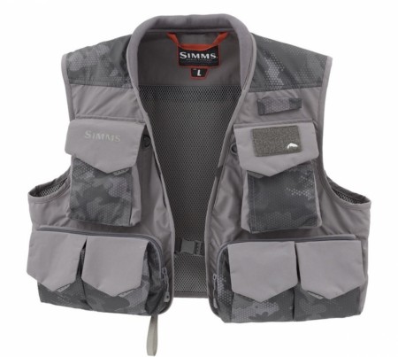 Simms Freestone Vest Hex Camo Carbon